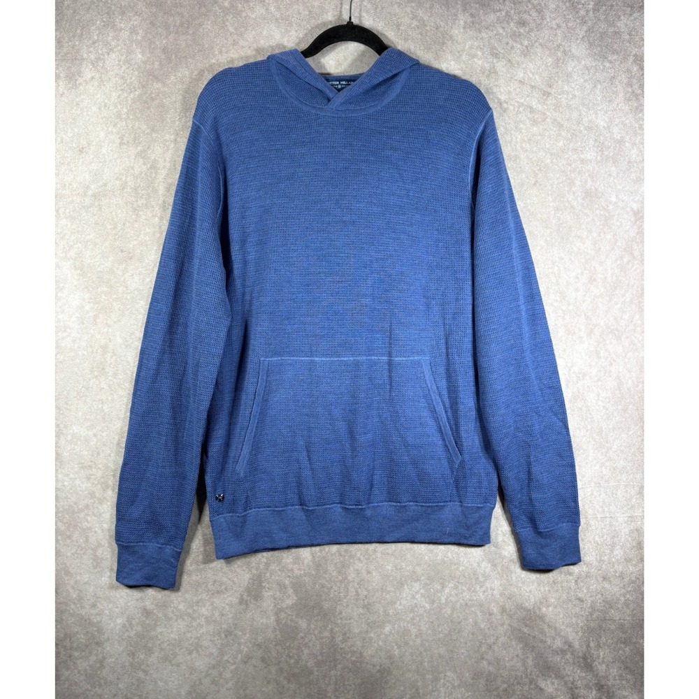 Peter Millar Crown Crafted Excursionist Flex Popover Hoodie Shirt Mens Large